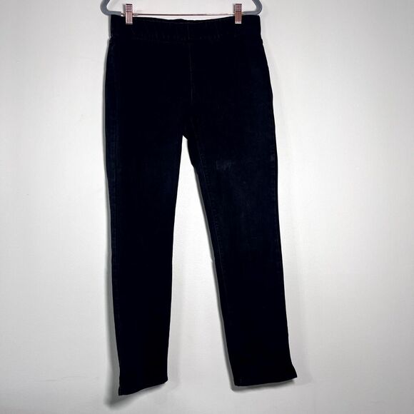 NYDJ Millie Pull On Ankle Lift X Tuck Crop Jegging Jeans-Dk Black Sz 6 (30x27.5) - Picture 1 of 11